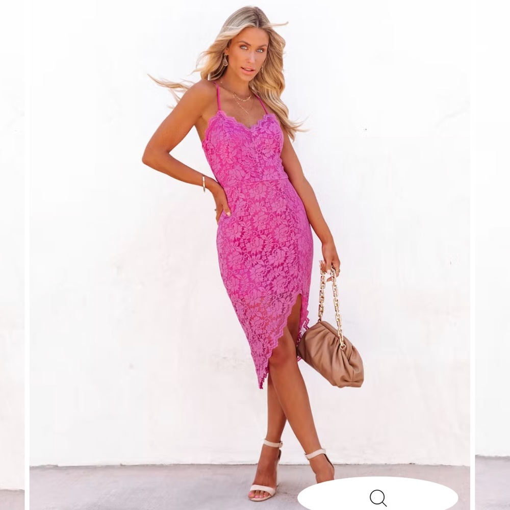 VICI Flemenco in marabella lace midi dress